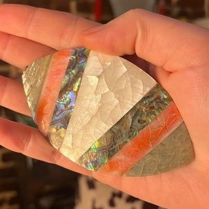 Vintage Mother Of Pearl Hair Clip Barrette